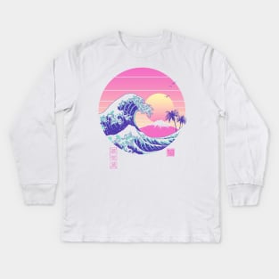 The Great Dream Wave Shirt Kids Long Sleeve T-Shirt